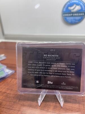 Cheap Sneaks Footwear/Sports Cards Baseball Card Bo Bichette 2023 Topps Chrome Titans #CT-7 Toronto Blue Jays