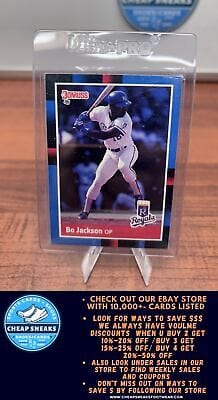 Cheap Sneaks Footwear/Sports Cards Baseball Card Bo Jackson 1988 Donruss #220b Kansas City Royals