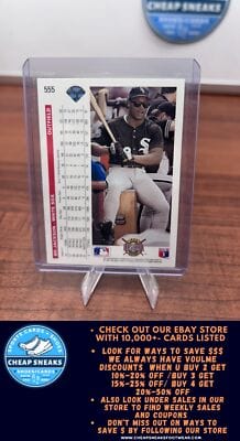 Cheap Sneaks Footwear/Sports Cards Baseball Card Bo Jackson 1992 Upper Deck #555 Chicago White Sox