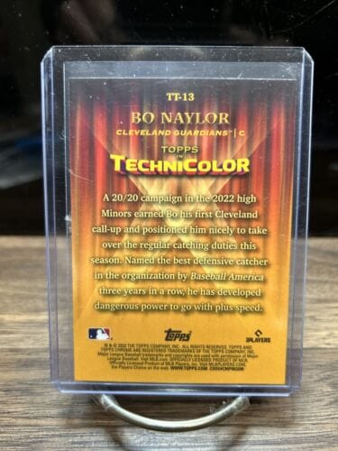 Cheap Sneaks Footwear/Sports Cards Baseball Card Bo Naylor 2023 Topps In TechniColor Chrome Cleveland Guardians Basebal
