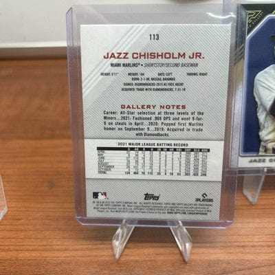 Cheap Sneaks Footwear/Sports Cards Baseball Card Bo Naylor, O Gonzalez, J Ramirez, Bibee, Bieber Jazz Chisholm Jr. 2022 Topps Gallery #113 Miami Marlins