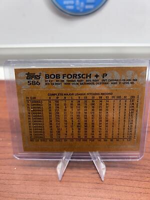 Cheap Sneaks Footwear/Sports Cards Baseball Card Bob Forsch 1988 Topps Cloth Test Issue #NNO St. Louis Cardinals