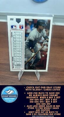 Cheap Sneaks Footwear/Sports Cards Baseball Card Bob Geren 1991 Upper Deck #202 New York Yankees