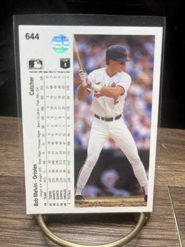 Cheap Sneaks Footwear/Sports Cards Baseball Card Bob Melvin C Baltimore Orioles 1990 Upper Deck Baseball Card # 644