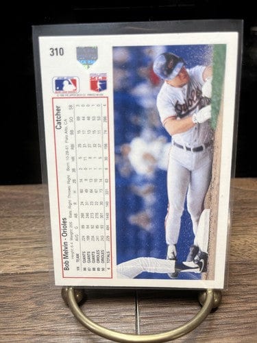 Cheap Sneaks Footwear/Sports Cards Baseball Card Bob Melvin C Baltimore Orioles 1991 Upper Deck Baseball Card #310