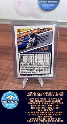 Cheap Sneaks Footwear/Sports Cards Baseball Card Bobby Bonilla 1993 Topps Inaugural Marlins #52 New York Mets