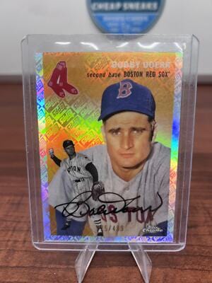 Cheap Sneaks Footwear/Sports Cards Baseball Card Bobby Doerr 2023 Topps Chrome Platinum Anniv Topps Logo Refractor #473