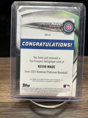 Cheap Sneaks Footwear/Sports Cards Baseball Card Bowman Platinum 2022 Kevin Made Pink Parallel Auto RC Rookie 137/199 C