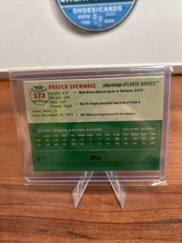 Cheap Sneaks Footwear/Sports Cards Baseball Card Braden Shewmake 2023 Topps Chrome Platinum Anniver Silver Refractor Br