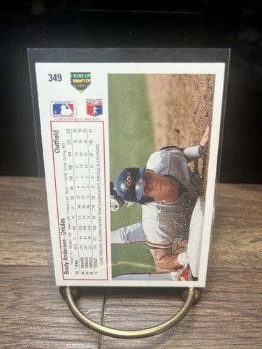 Cheap Sneaks Footwear/Sports Cards Baseball Card BRADY ANDERSON BALTIMORE ORIOLES 1991 Upper Deck Baseball Card #148