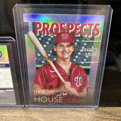 Cheap Sneaks Footwear/Sports Cards Baseball Card Brady House Lot (2) 2023 Bowman Modern Prospects, Scouts Top 100 Natio