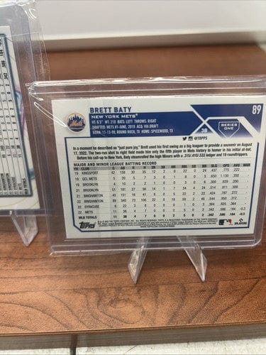 Cheap Sneaks Footwear/Sports Cards Baseball Card Brett Baty RC New York Mets 5 Card Lot