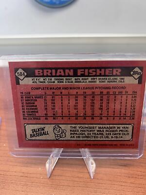 Cheap Sneaks Footwear/Sports Cards Baseball Card Brian Fisher RC 1986 Topps #584 New York Yankees
