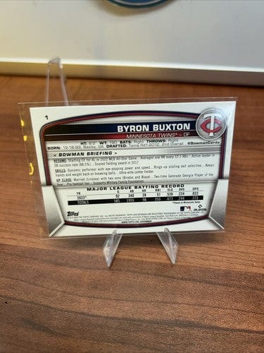 Cheap Sneaks Footwear/Sports Cards Baseball Card Byron Buxton 2023 Bowman #1 Minnesota Twins