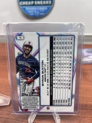 Cheap Sneaks Footwear/Sports Cards Baseball Card Byron Buxton 2023 Topps Cosmic Chrome #13 Minnesota Twins