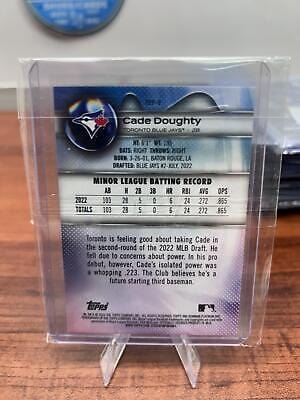 Cheap Sneaks Footwear/Sports Cards Baseball Card Cade Doughty 2023 Bowman Platinum Top Prospects #TOP-9 Toronto Blue Ja