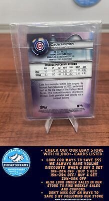 Cheap Sneaks Footwear/Sports Cards Baseball Card Cade Horton 2023 Bowman Platinum Top Prospects #TOP-27 Chicago Cubs