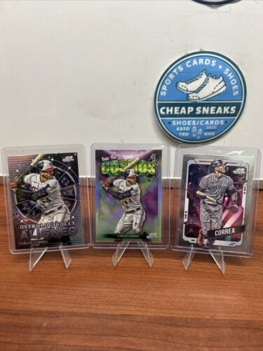 Cheap Sneaks Footwear/Sports Cards Baseball Card Carlos Correa 2024 Topps Chrome Cosmic Into The Cosmos, Astrologically