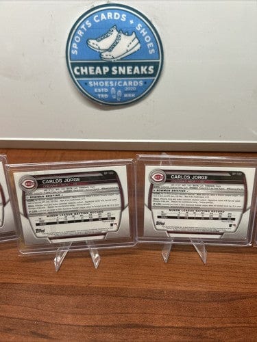 Cheap Sneaks Footwear/Sports Cards Baseball Card Carlos Jorge 2023 Bowman 1st BP-120 (X5) Reds