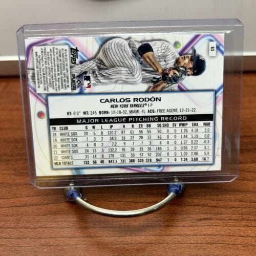 Cheap Sneaks Footwear/Sports Cards Baseball Card Carlos Rodón 2023 Topps Chrome Cosmic Baseball Card #63 New York Yan