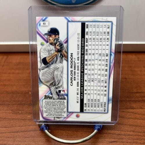 Cheap Sneaks Footwear/Sports Cards Baseball Card Carlos Rodón 2023 Topps Chrome Cosmic Baseball Card #63 New York Yan