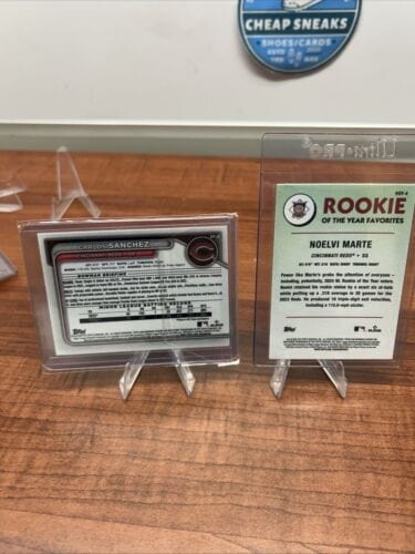 Cheap Sneaks Footwear/Sports Cards Baseball Card Carlos Sanchez 1st Bowman, 2024 Bowman Chrome BCP-51 Lot Noelvi Marte