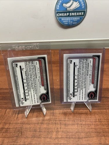 Cheap Sneaks Footwear/Sports Cards Baseball Card Carlos Sanchez 1st Bowman, Cam Collier 2024 Bowman Chrome Lot BCP-51,