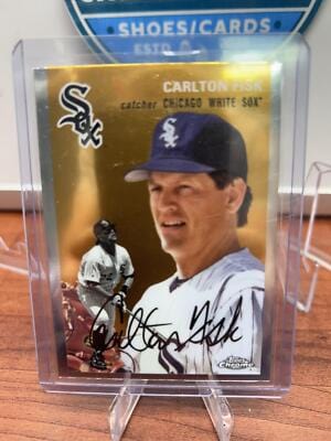 Cheap Sneaks Footwear/Sports Cards Baseball Card Carlton Fisk 2023 Topps Chrome Platinum Anniversary #403 Chicago White