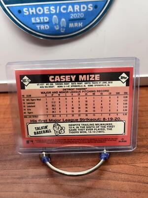 Cheap Sneaks Footwear/Sports Cards Baseball Card Casey Mize 2021 Topps Chrome 1986 Topps Baseball #86BC-13 Detroit Tige