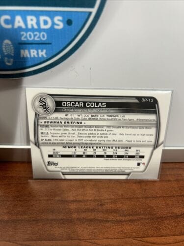 Cheap Sneaks Footwear/Sports Cards Baseball Card Chicago White Sox 2023 Bowman Prospect Lot (2) Colson Montgomery+ Osca
