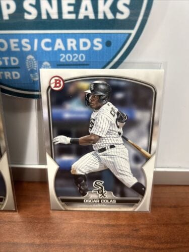 Cheap Sneaks Footwear/Sports Cards Baseball Card Chicago White Sox 2023 Bowman Prospect Lot (2) Colson Montgomery+ Osca