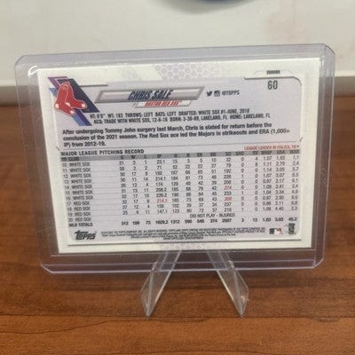 Cheap Sneaks Footwear/Sports Cards Baseball Card Chris Sale 2021 Topps Chrome X-Fractor Refractor #60 Boston Red Sox