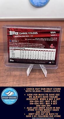 Cheap Sneaks Footwear/Sports Cards Baseball Card Chris Young SN 2017 Topps Mother's Day Hot Pink #654 Boston Red Sox