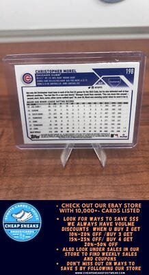 Cheap Sneaks Footwear/Sports Cards Baseball Card Christopher Morel (RC) 2023 Topps Chrome #198 Chicago Cubs
