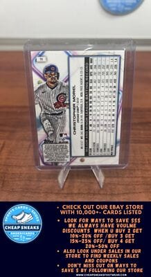 Cheap Sneaks Footwear/Sports Cards Baseball Card Christopher Morel (RC) 2023 Topps Cosmic Chrome #73 Chicago Cubs