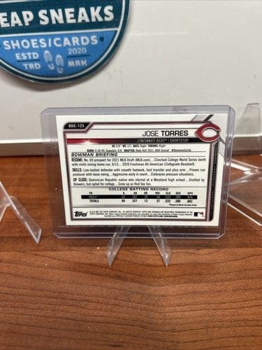 Cheap Sneaks Footwear/Sports Cards Baseball Card Cincinnati Reds 2021/2023-24 Bowman Chrome 1st Lot Duno,Jorge,Torres,