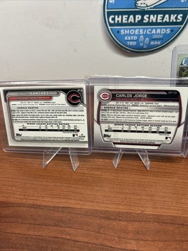 Cheap Sneaks Footwear/Sports Cards Baseball Card Cincinnati Reds 2021/2023-24 Bowman Chrome 1st Lot Duno,Jorge,Torres,