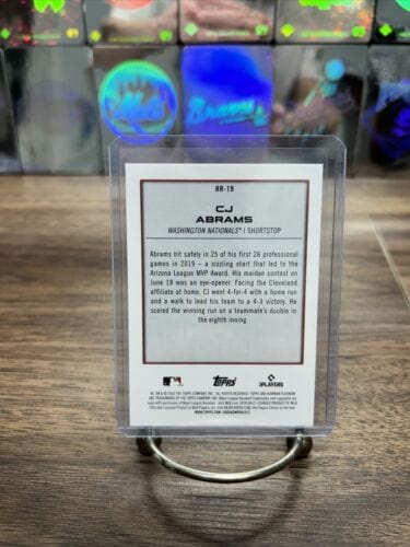 Cheap Sneaks Footwear/Sports Cards Baseball Card CJ Abrams Washington Nationals 2022 Bowman Platinum Renowned ROOKIES R