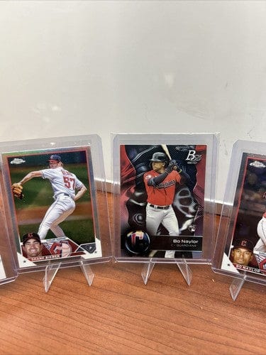 Cheap Sneaks Footwear/Sports Cards Baseball Card Cleveland Guardian Lot (10) 2023 Topps Chrome23 Bowman Platinum