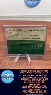 Cheap Sneaks Footwear/Sports Cards Baseball Card Cole Ragans RC 2023 Topps Chrome Platinum Anniversary #170 Kansas City