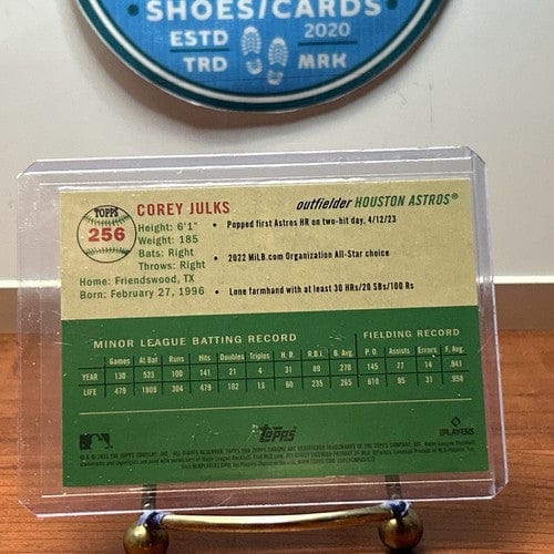 Cheap Sneaks Footwear/Sports Cards Baseball Card Corey Julks RC 2023 Topps Chrome Platinum Annv Logo Refractor /499 Ast