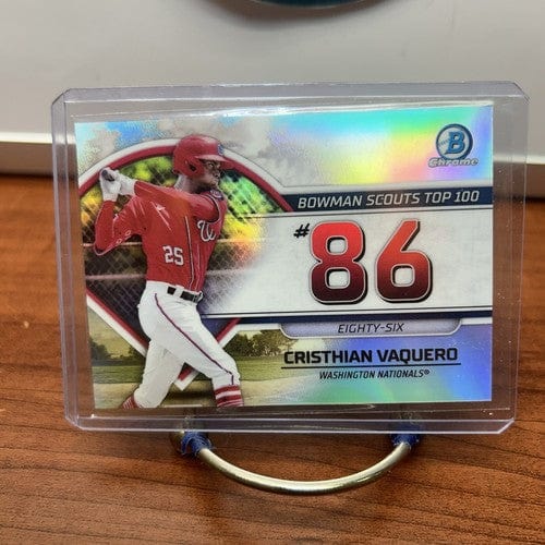 Cheap Sneaks Footwear/Sports Cards Baseball Card Cristhian Vaquero 2023 Bowman Chrome Lot (2) Mega Refractor, BST100