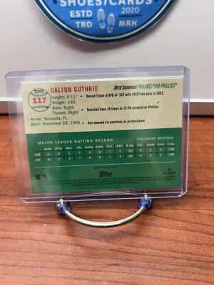 Cheap Sneaks Footwear/Sports Cards Baseball Card Dalton Guthrie RC 2023 Topps Chrome Platinum Anniversary Refractor #11