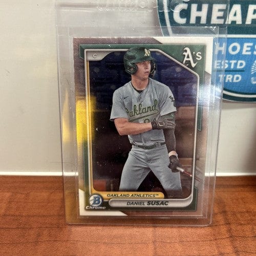 Cheap Sneaks Footwear/Sports Cards Baseball Card Daniel Susac 2024 Bowman Chrome BCP-42 2 Card Lot + 2023 Bowman 1st Oa