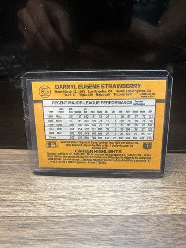Cheap Sneaks Footwear/Sports Cards Baseball Card Darryl Strawberry 2 Card Lot 89 Topps Bazooka Shining Star + 89 Donrus