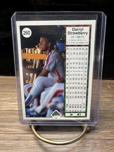 Cheap Sneaks Footwear/Sports Cards Baseball Card Darryl Strawberry New York Meta 1989 Upper Deck Baseball Card # 260