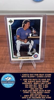 Cheap Sneaks Footwear/Sports Cards Baseball Card Dave Smith 1991 Upper Deck #704b Chicago Cubs
