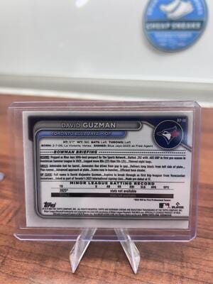 Cheap Sneaks Footwear/Sports Cards Baseball Card David Guzman 2024 Bowman Chrome Prospects #BCP-114 Toronto Blue Jays