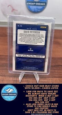 Cheap Sneaks Footwear/Sports Cards Baseball Card David Peterson RC 2021 Panini Diamond Kings #143 New York Mets