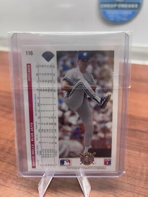 Cheap Sneaks Footwear/Sports Cards Baseball Card David Wells 1992 Upper Deck #116 Toronto Blue Jays